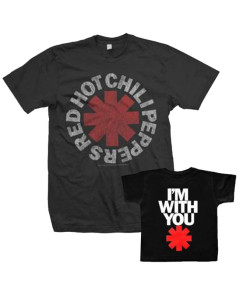 Duo-rocksæt | Red Hot Chili Peppers Far T-shirt & T-shirt til børn